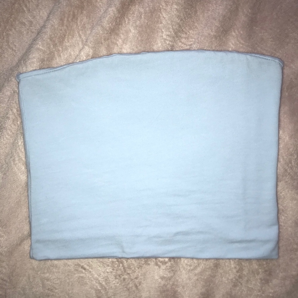 Baby Blue Tube Top